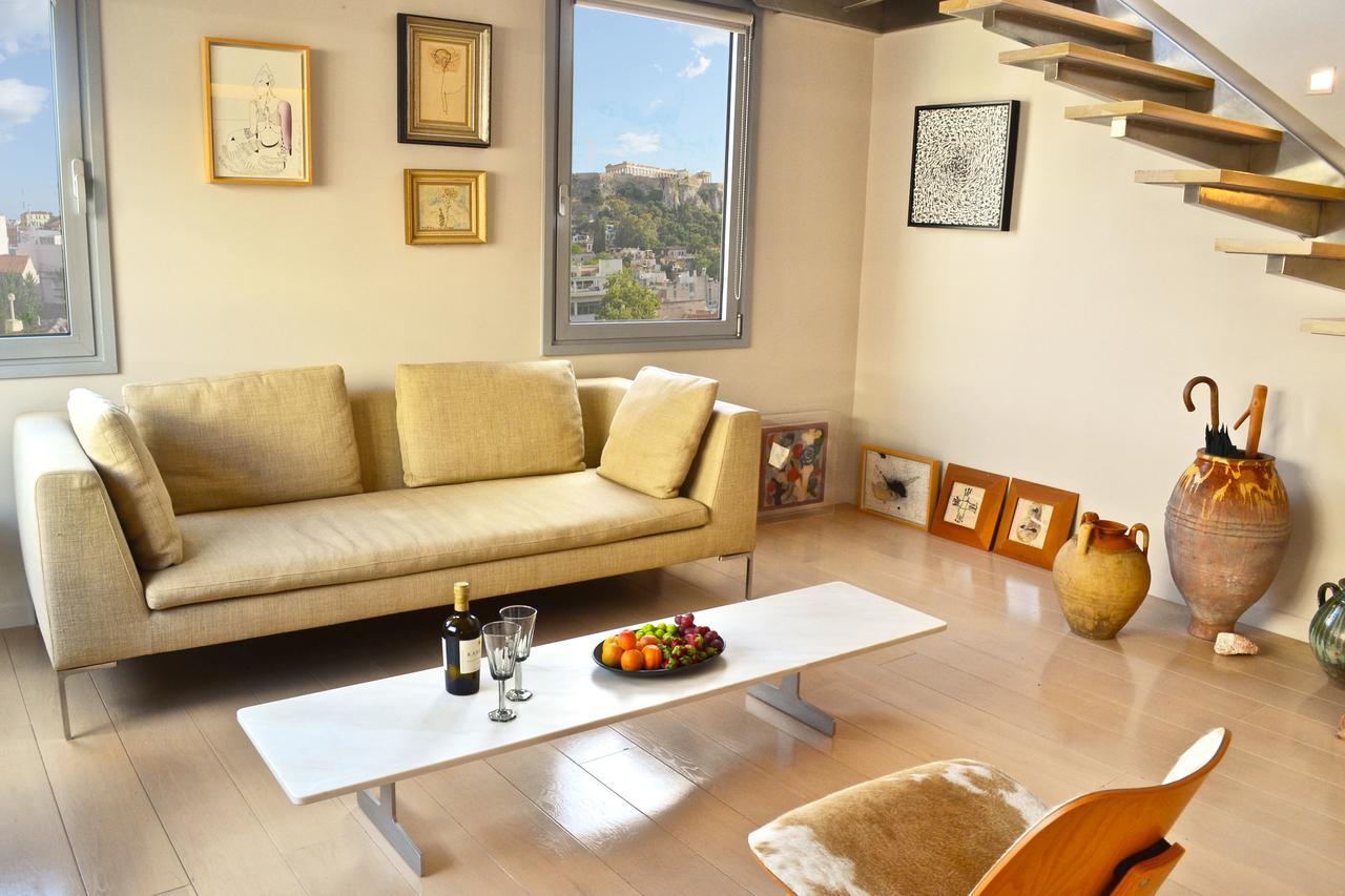 Апартаменти Hidesign Athens Acropolis Luxury Penthouse In Plaka Екстер'єр фото